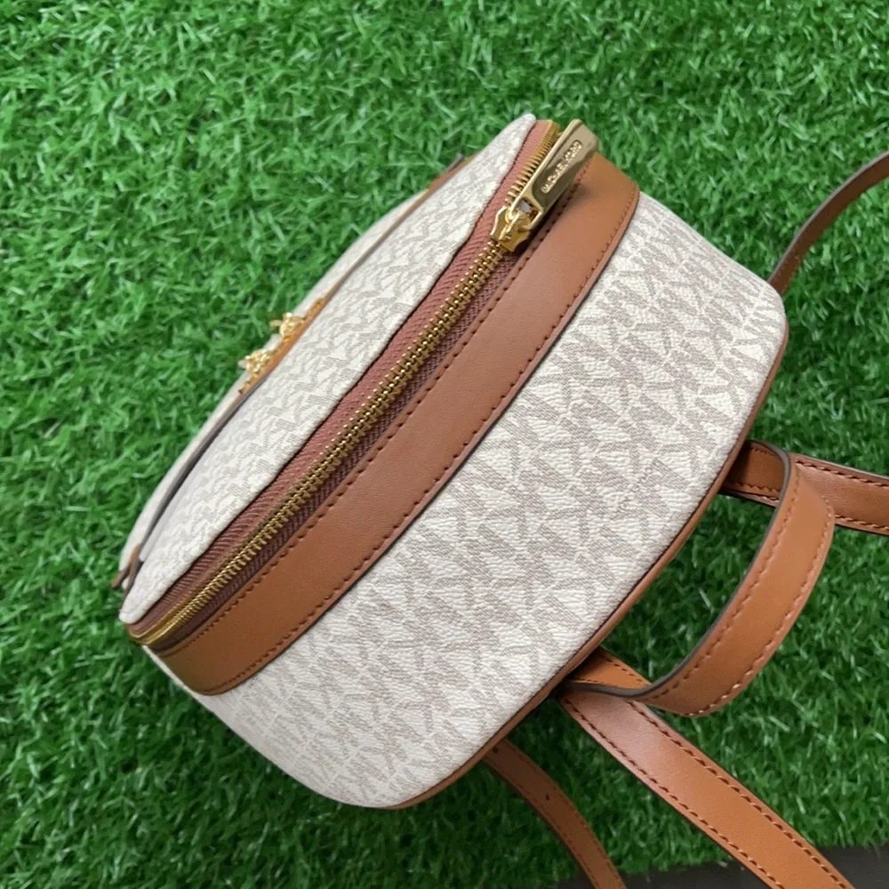 MICHAEL KORS Kenly Medium Backpack Signature Vanilla Bag